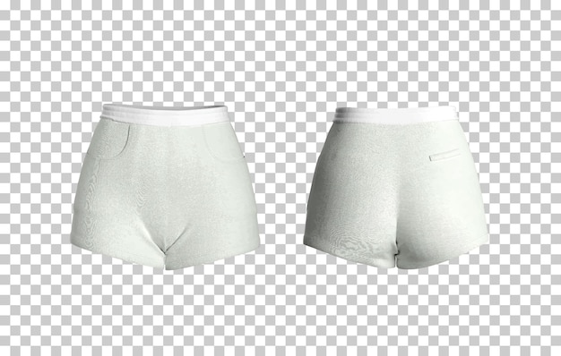 Mockup di pantaloncini da donna