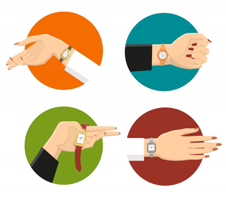 Free Vector women wrist watches design concept