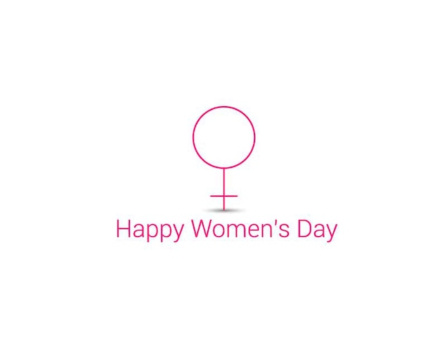 Дизайн поздравительной открытки женский день.
