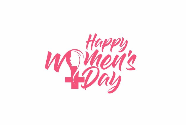 Womens Day Greeting Card Design.