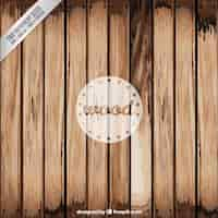 Vettore gratuito wood background