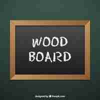 Free vector wood board