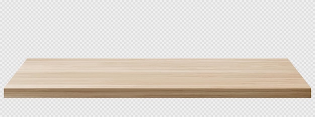 Wood table perspective view wooden desk surface