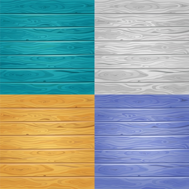 Free vector wood texture backgrounds.