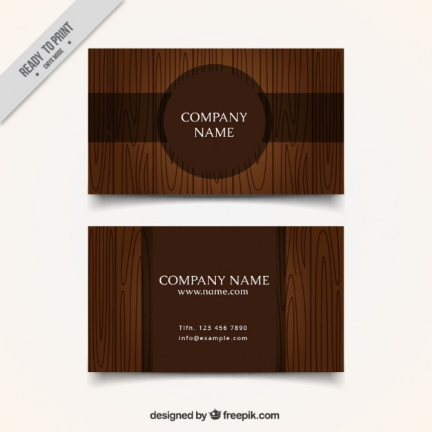 Wood texture card 