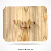 Free vector wooden board