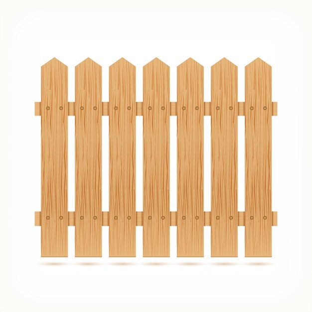 Wooden fence tile