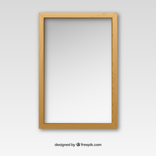 Free vector wooden frame