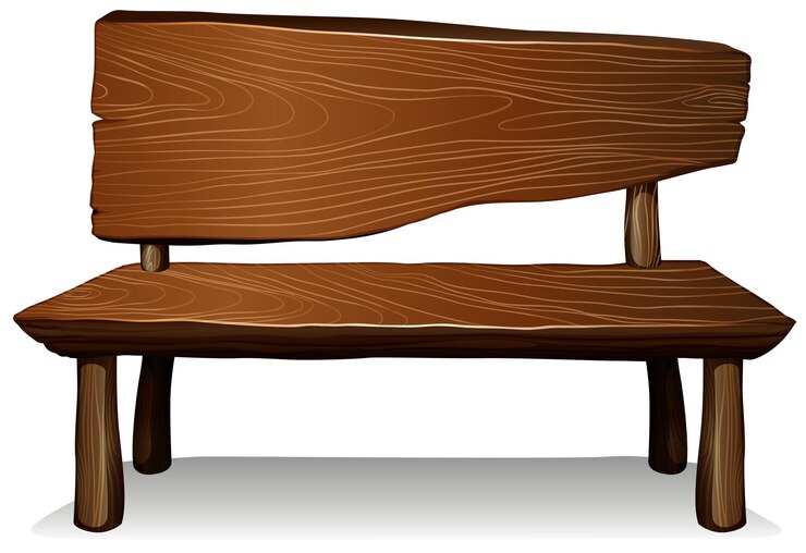 Free Vector a wooden furniture