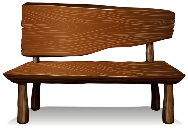 A wooden furniture
