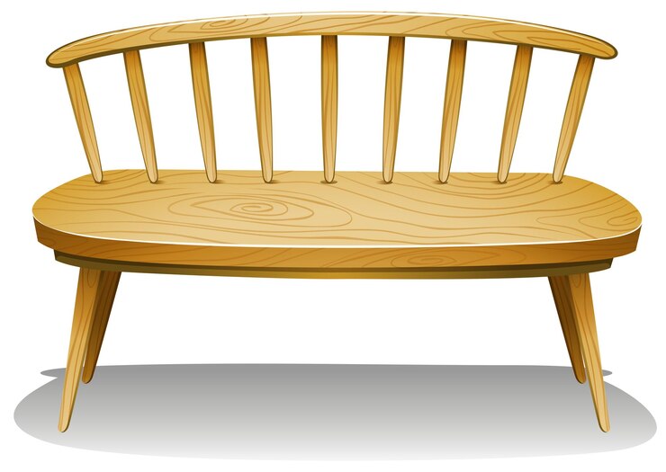 Free Vector a wooden furniture