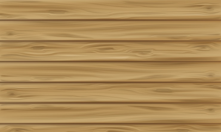 ฟรี Vector wooden panel illustration of realistic wood texture background with plank seamless pattern