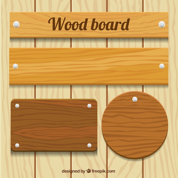 Wooden plaque pack