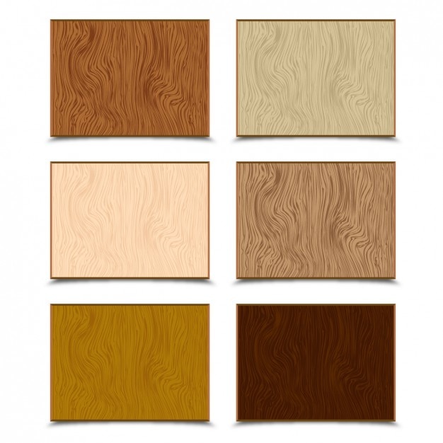 Free vector wooden textures pack