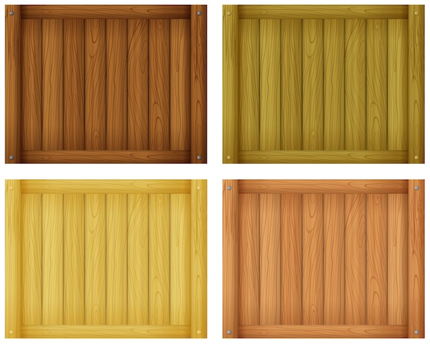 Free vector wooden tile designs