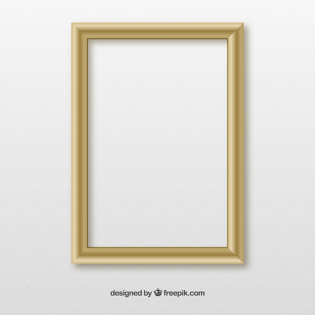 Free vector wooden wall frame