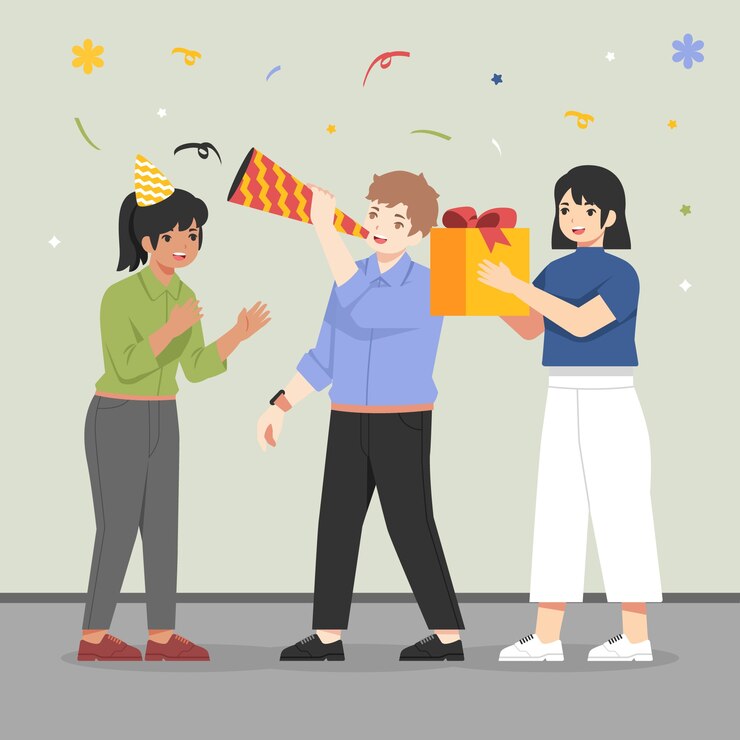무료 Vector 작업 기념일 그림