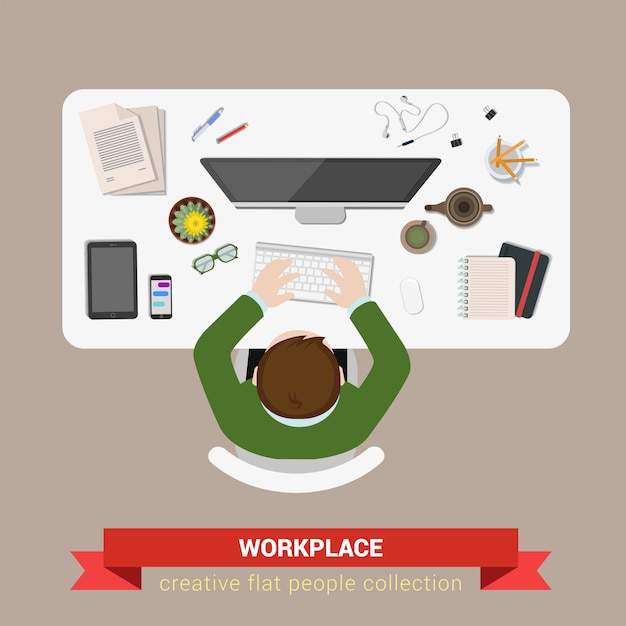 Free vector workplace illustration