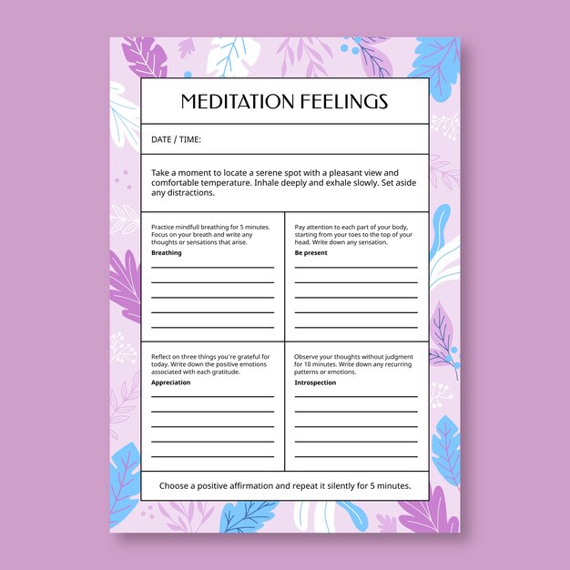 Free Vector | Worksheet template design