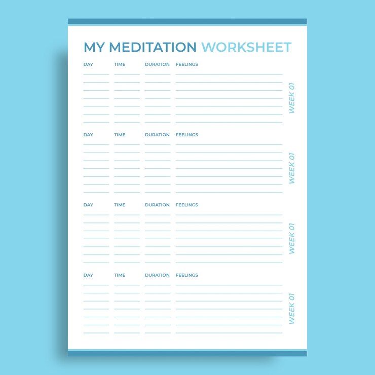 Free Vector worksheet template design