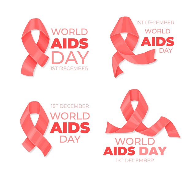 세계 에이즈의 날 배지 컬렉션