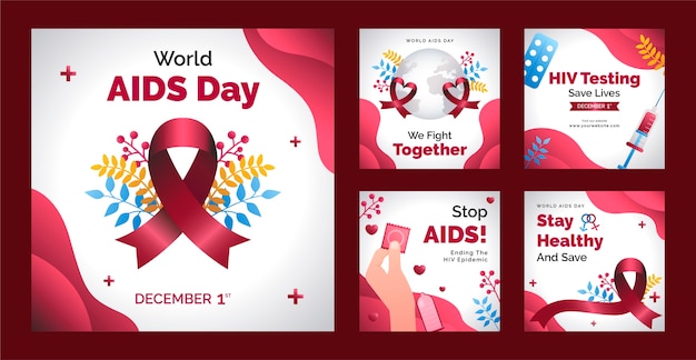 세계 에이즈의 날 기념 인스타그램 게시물 모음