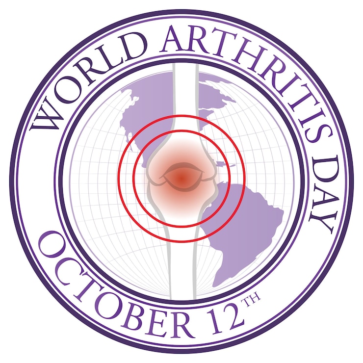 Free Vector world arthritis day poster design