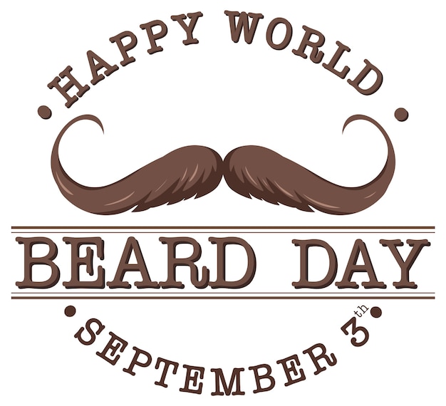 World Beard Day September 3 Banner