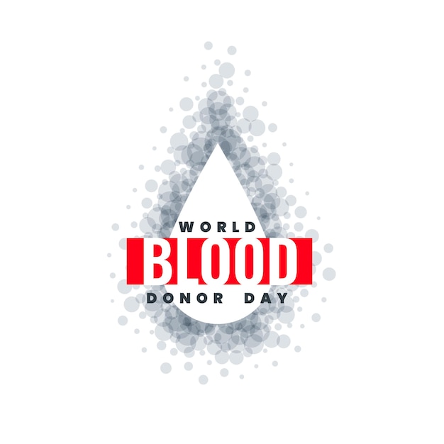 World blood donor day concept banner design