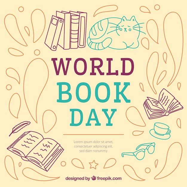 World book day background