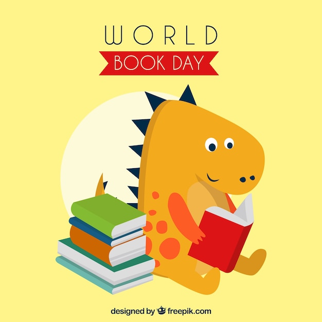 Free vector world book day background