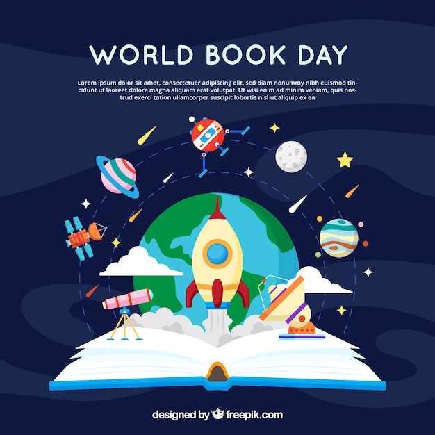 World book day background