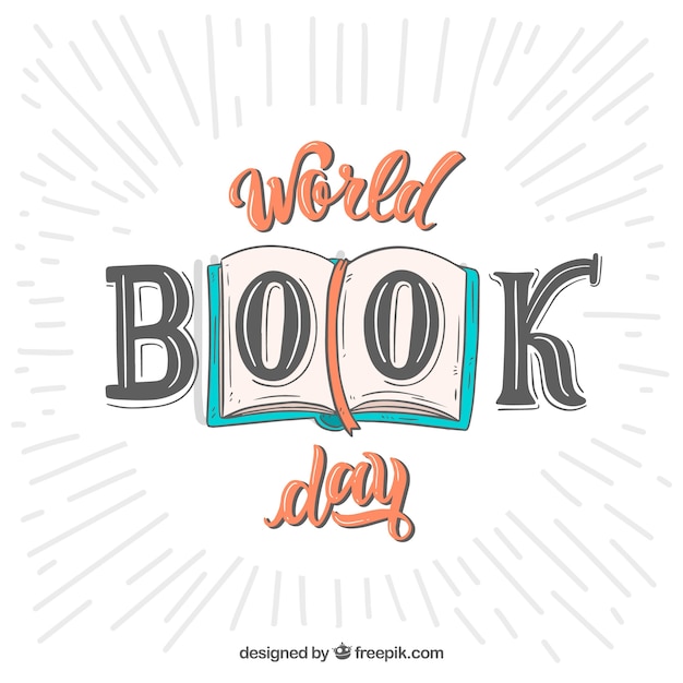 Free vector world book day background