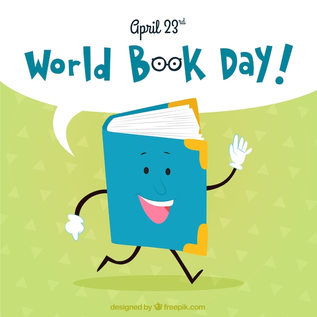 Free Vector world book day background