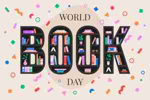 Free vector world book day background