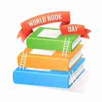 Free vector world book day event background