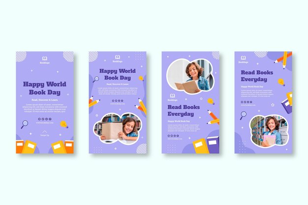 World book day instagram stories collection