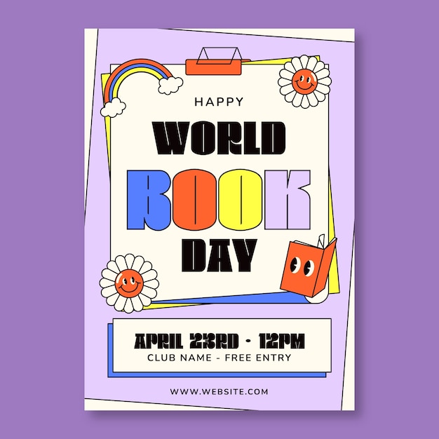 world book day template design