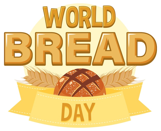 Всемирный день хлеба 16 октября Дизайн логотипа