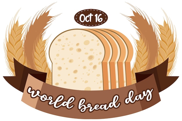 World bread day banner design