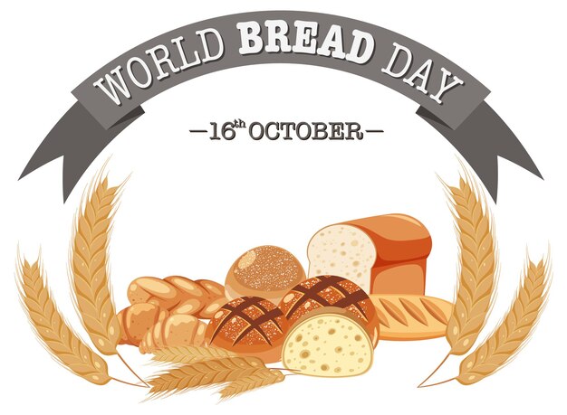 Дизайн баннера всемирного дня хлеба