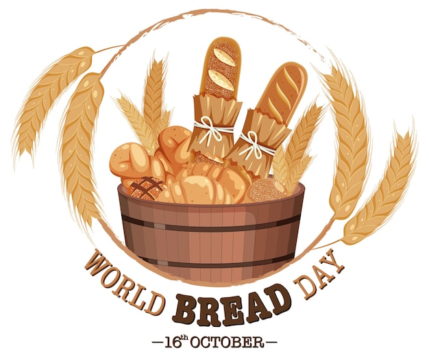 Дизайн плаката Всемирного дня хлеба