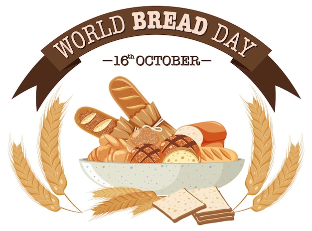 세계 빵의 날 포스터 디자인
