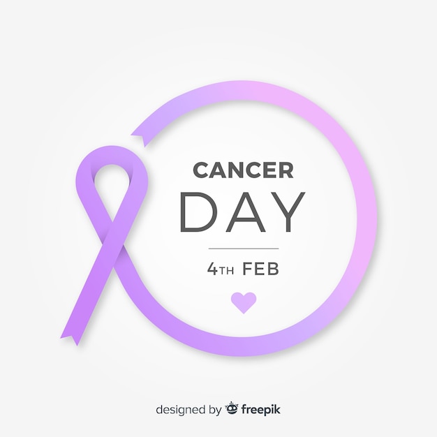 Free Vector world cancer day background