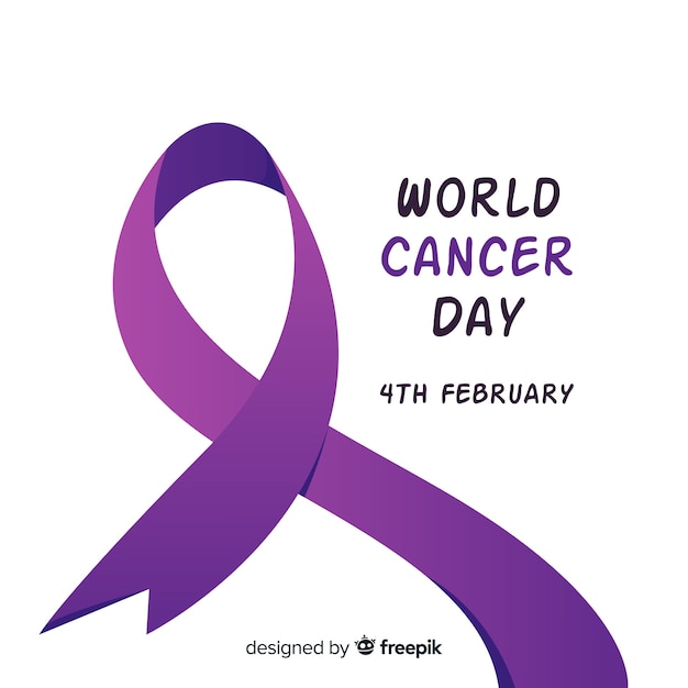 World cancer day background