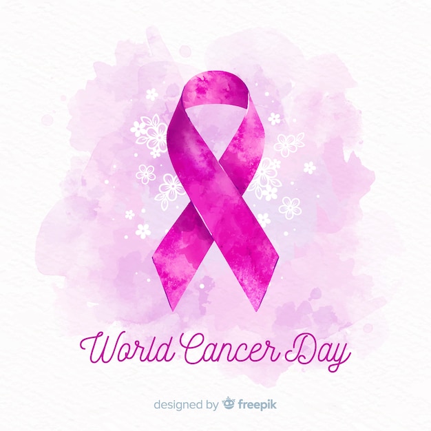 World cancer day background