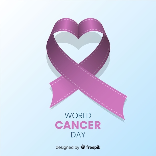 World cancer day background