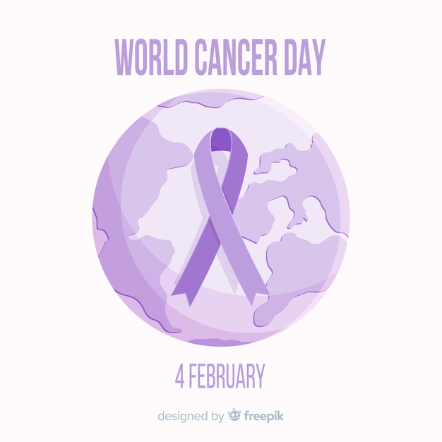 World cancer day background