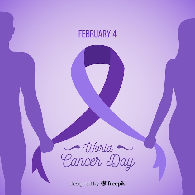 World cancer day background