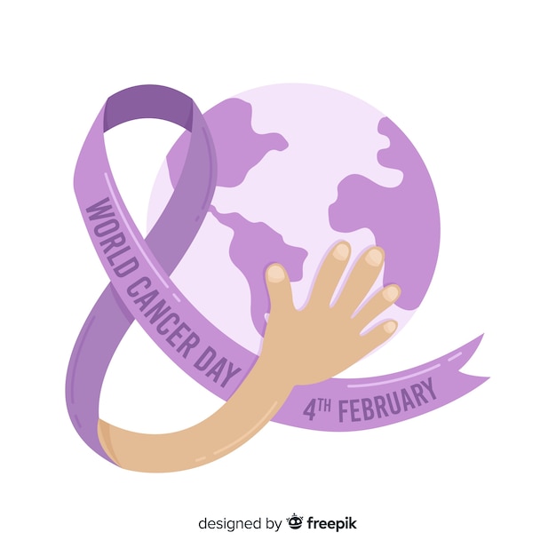 World cancer day background